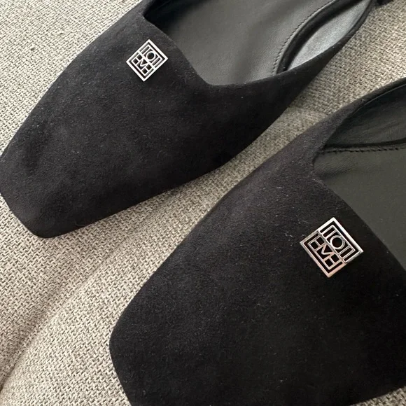 Toteme Black Suede Sandals - Picture 4 of 6